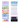 Color Empty Palette Case Tins Box Paint Storage Iron Box with 24 Half Pans For Watercolor Paints Painting Art Supplies - LinaRamirez  Product Information: Product name: Portable solid watercolor paint packaging box Material: iron box Features: small size, easy to carry Cabinet color: multi-color optional Application: Place watercolors Model: Small-12cm*7cm*2.2cm Capacity: 24 and a half pots of small iron tray Size Information: Model: Small-12cm*7cm*2.2cm Packing list: Color boxX 1  #